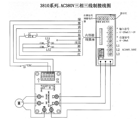 電動(dòng)執(zhí)行器接線(xiàn)圖